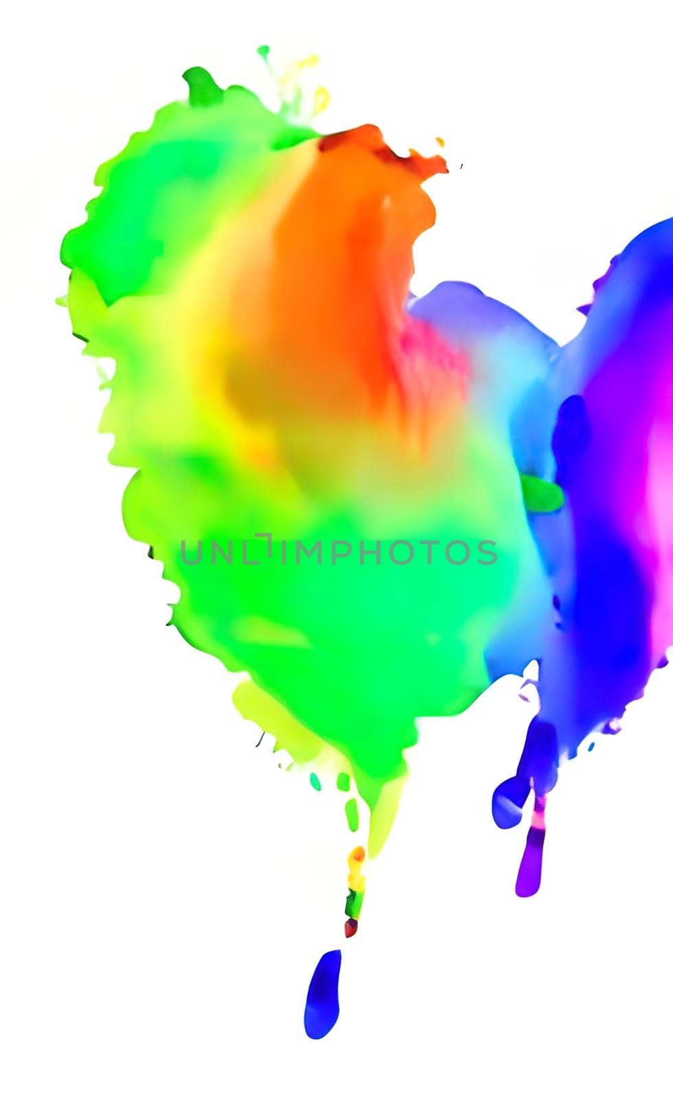 abstract background with multicolor paint
