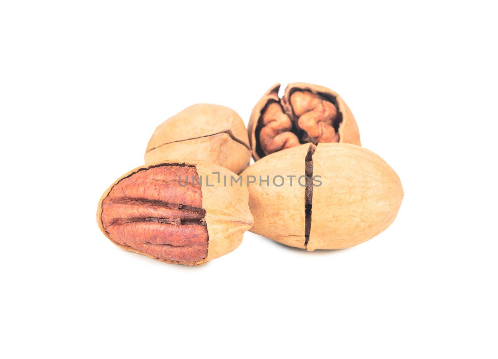 Several inshell pecans by andregric