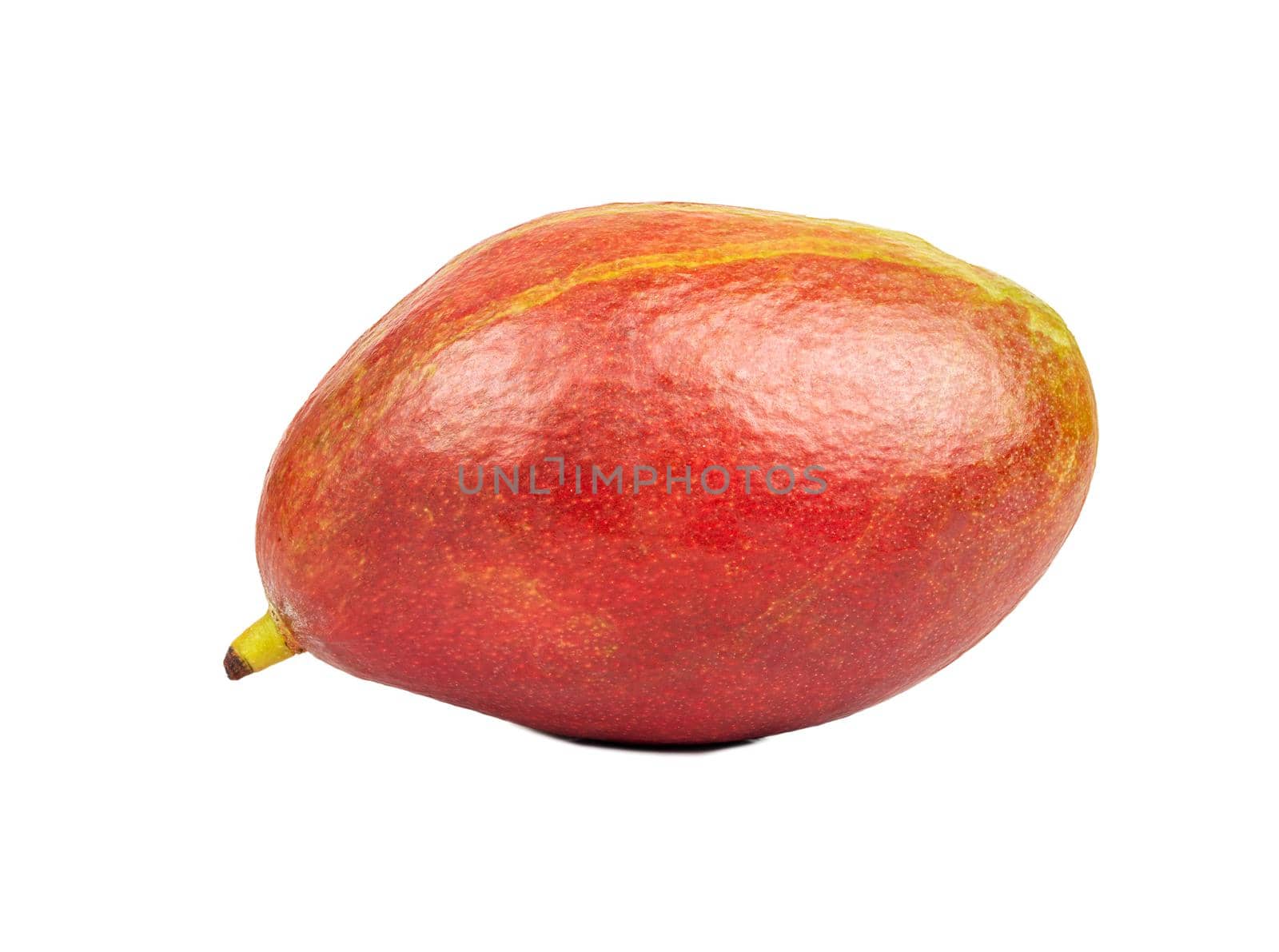 Delicious red mango fruit isolated on white background