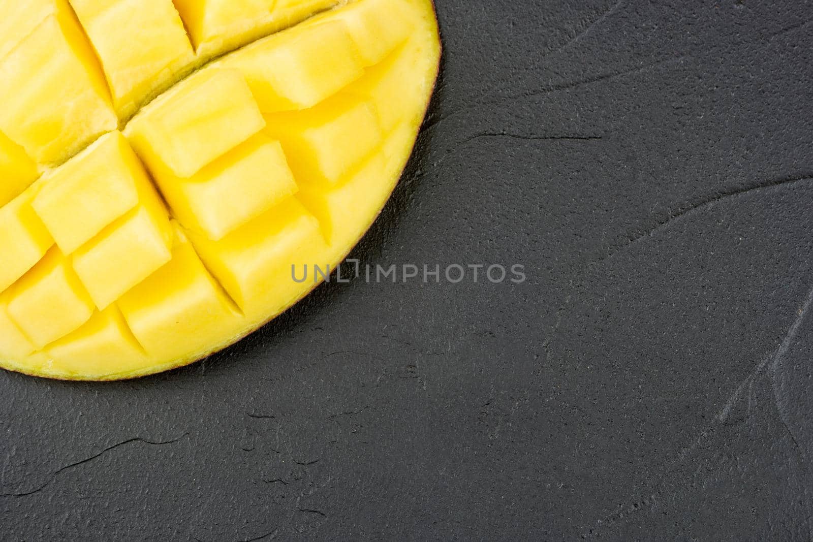 Half mango fruit by andregric