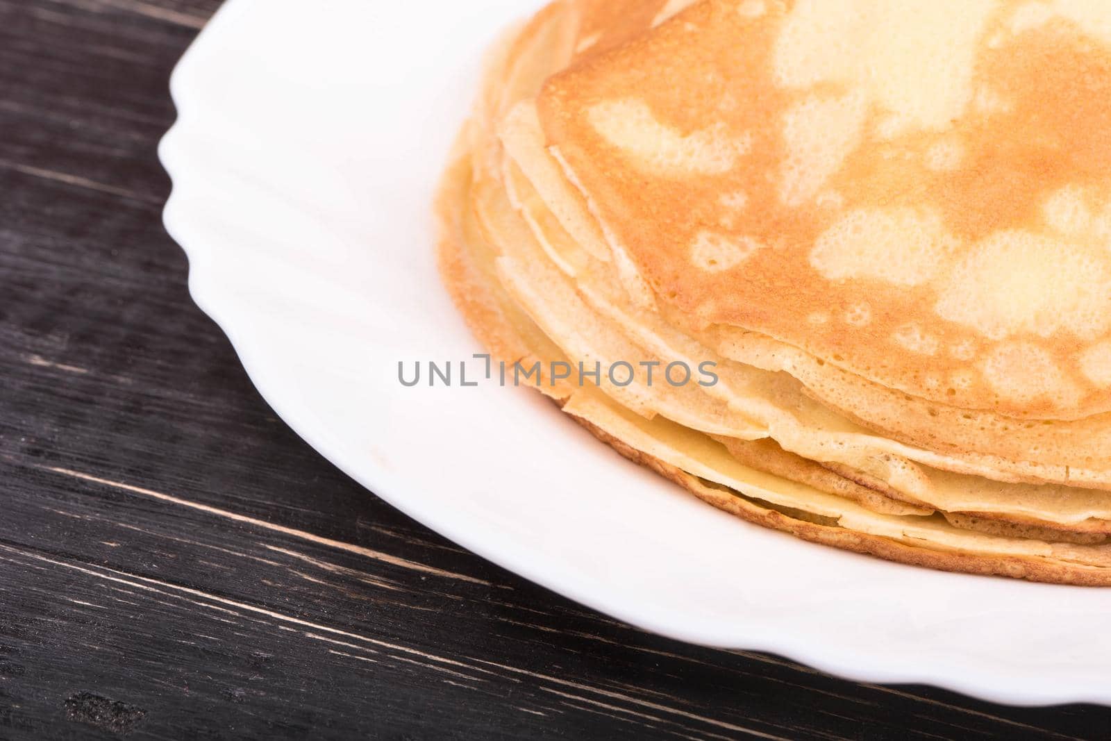 Pancakes on a plate by andregric