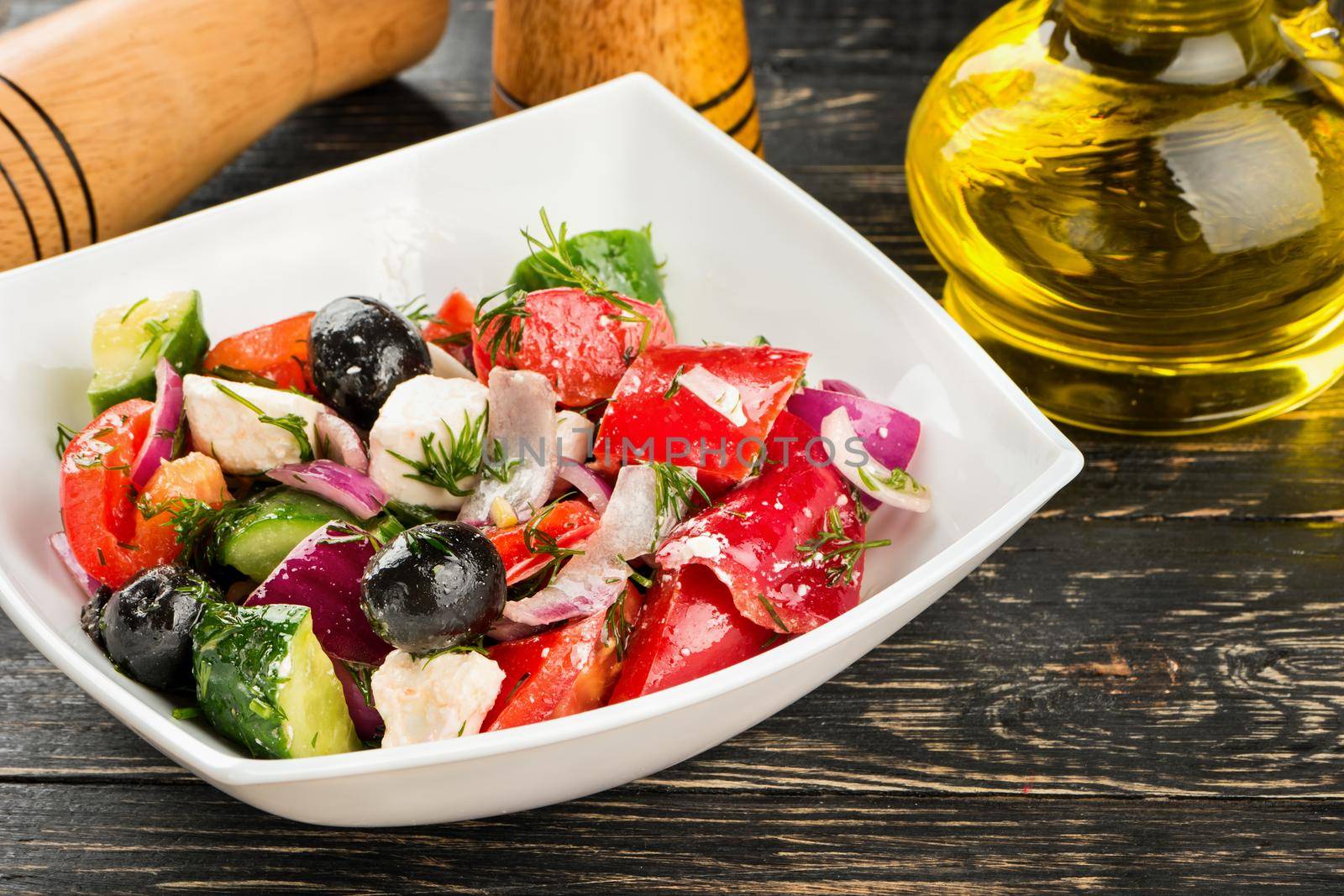 Fresh Greek salad by andregric