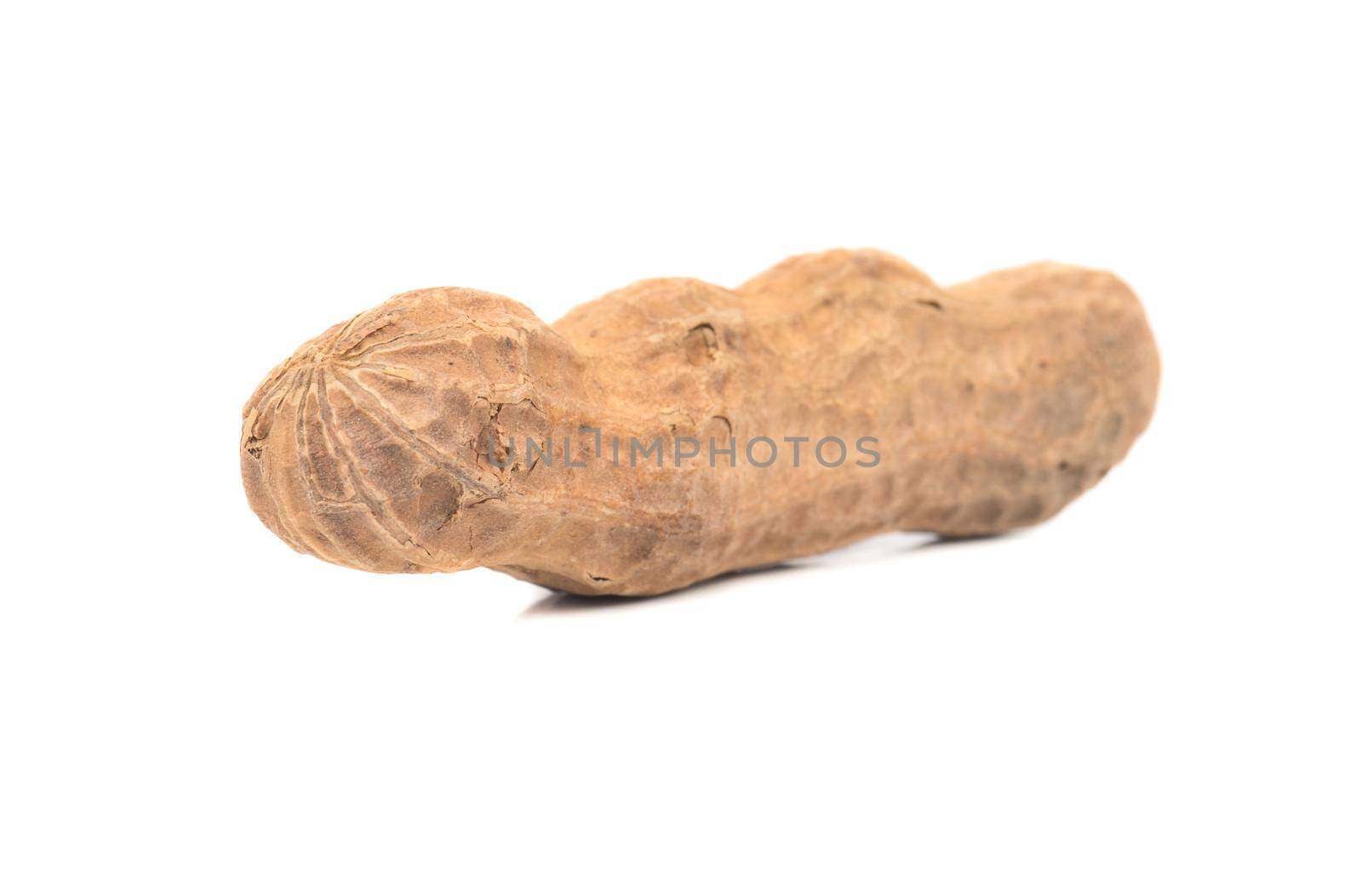 Peanuts in shell isolated on white background