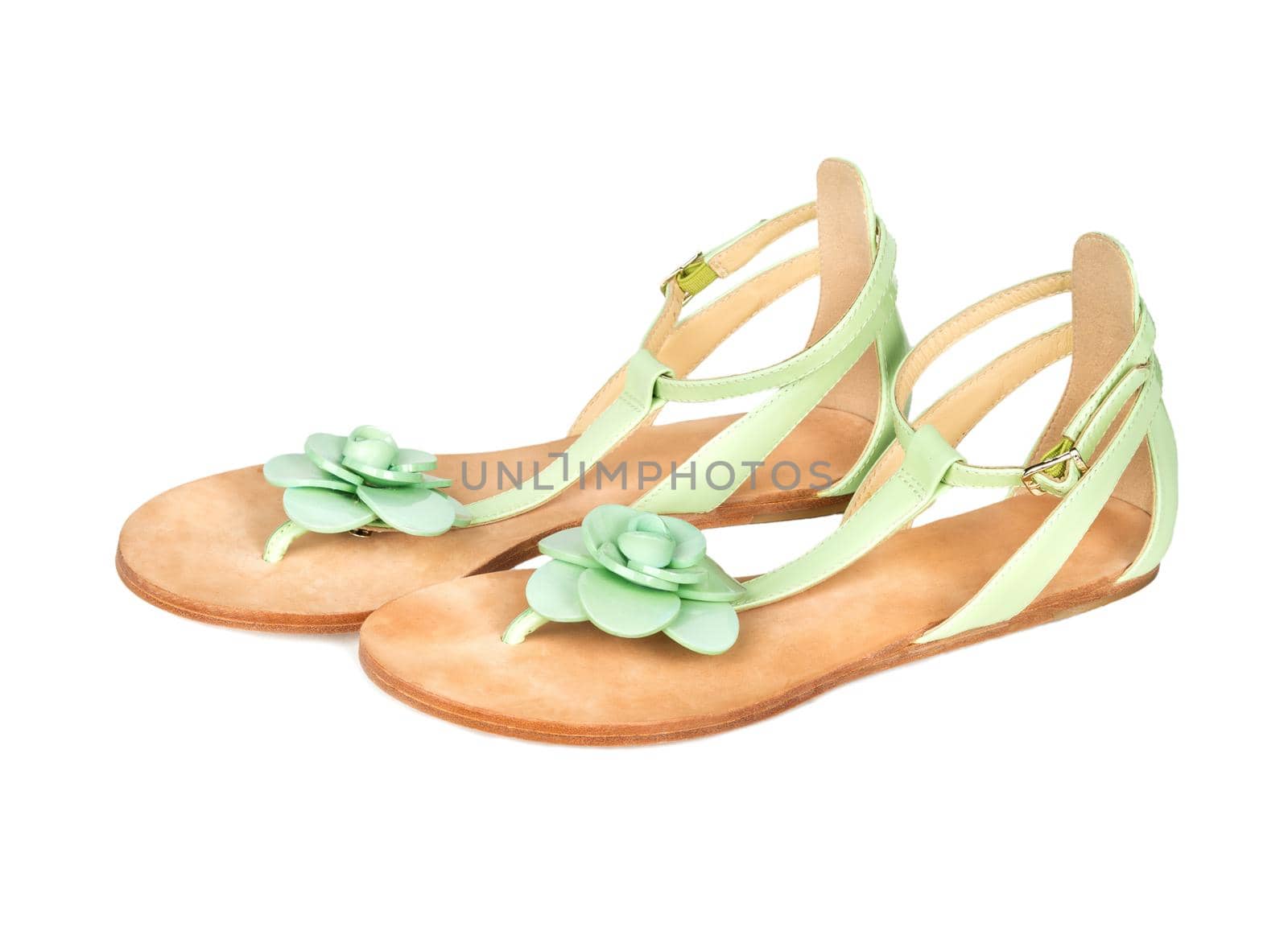 Green womens sandals by andregric