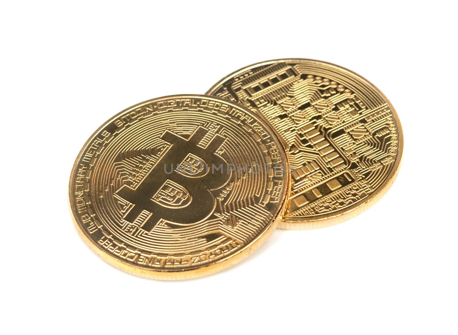 Gold coin bitcoin by andregric