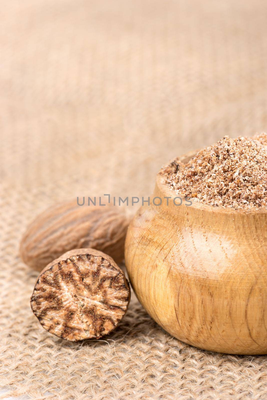 Jar of nutmeg by andregric