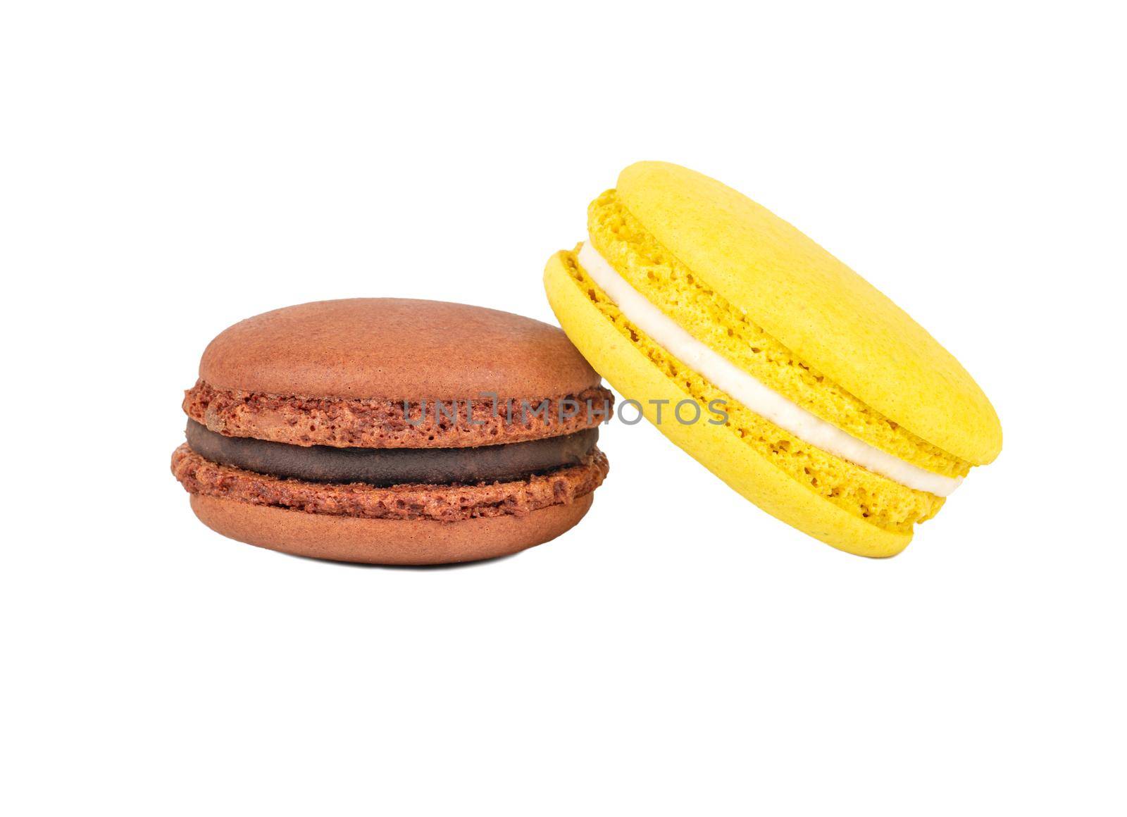 Brown and yellow macaroon by andregric