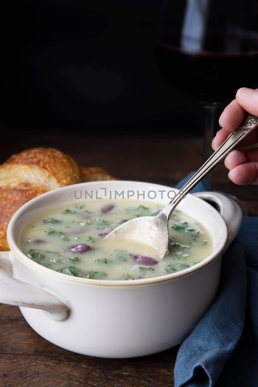 Caldo Verde Soup for Dinner by charlotteLake