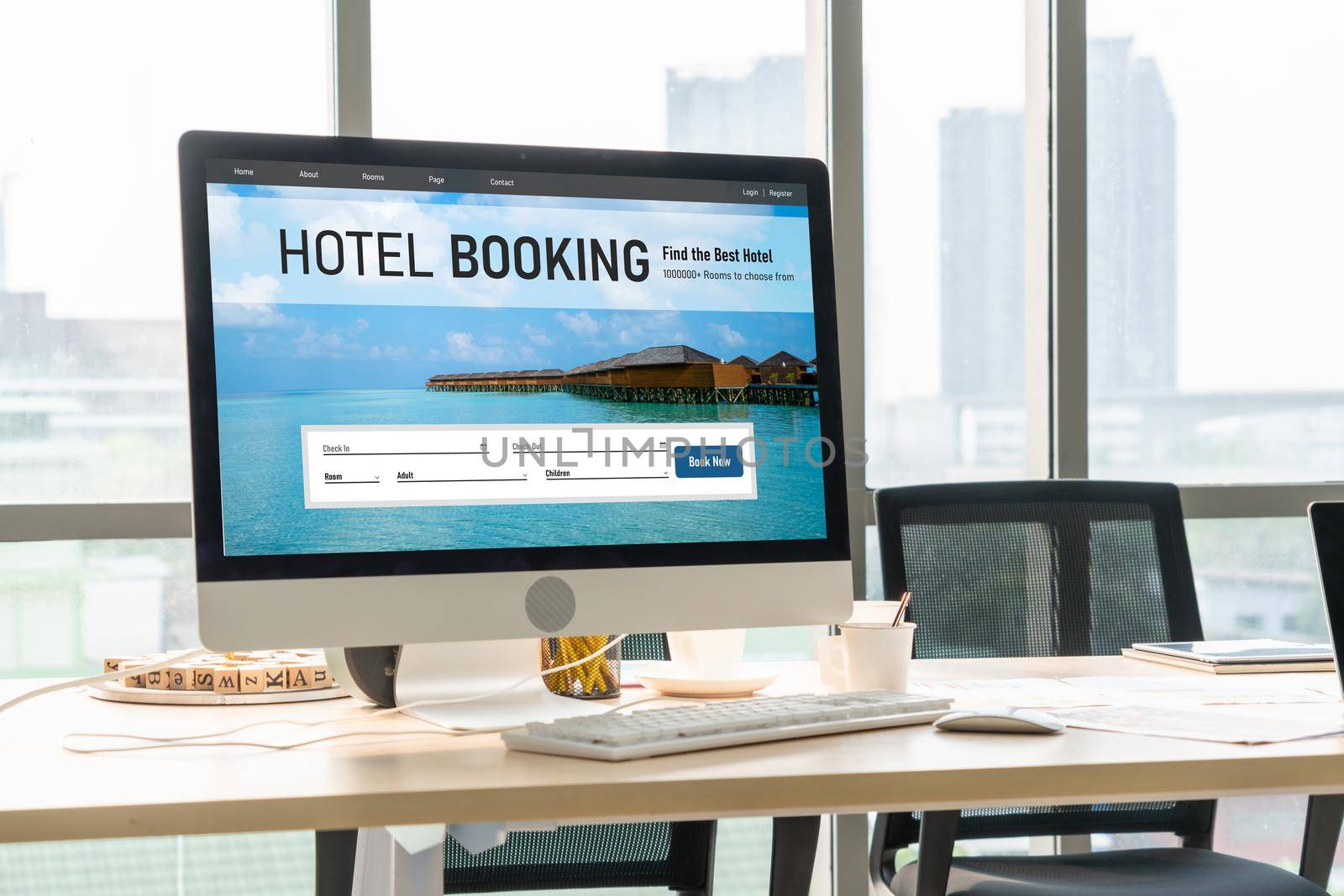 Online hotel accommodation booking website provide modish reservation system by biancoblue