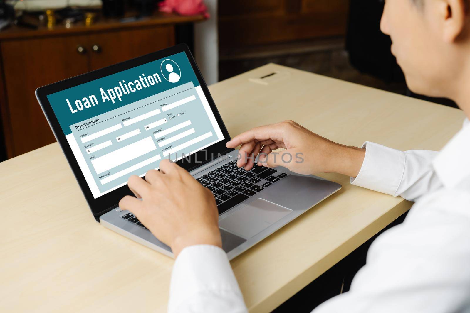 Online loan application form for modish digital information collection on the internet network