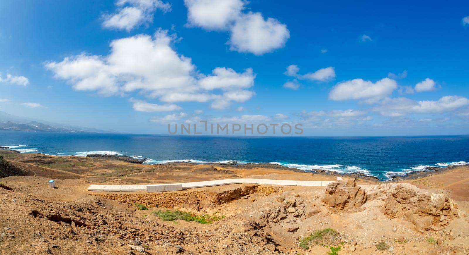 Gran Canaria, Canary Islands, La Isleta peninsula, Montana las Coloradans natural background