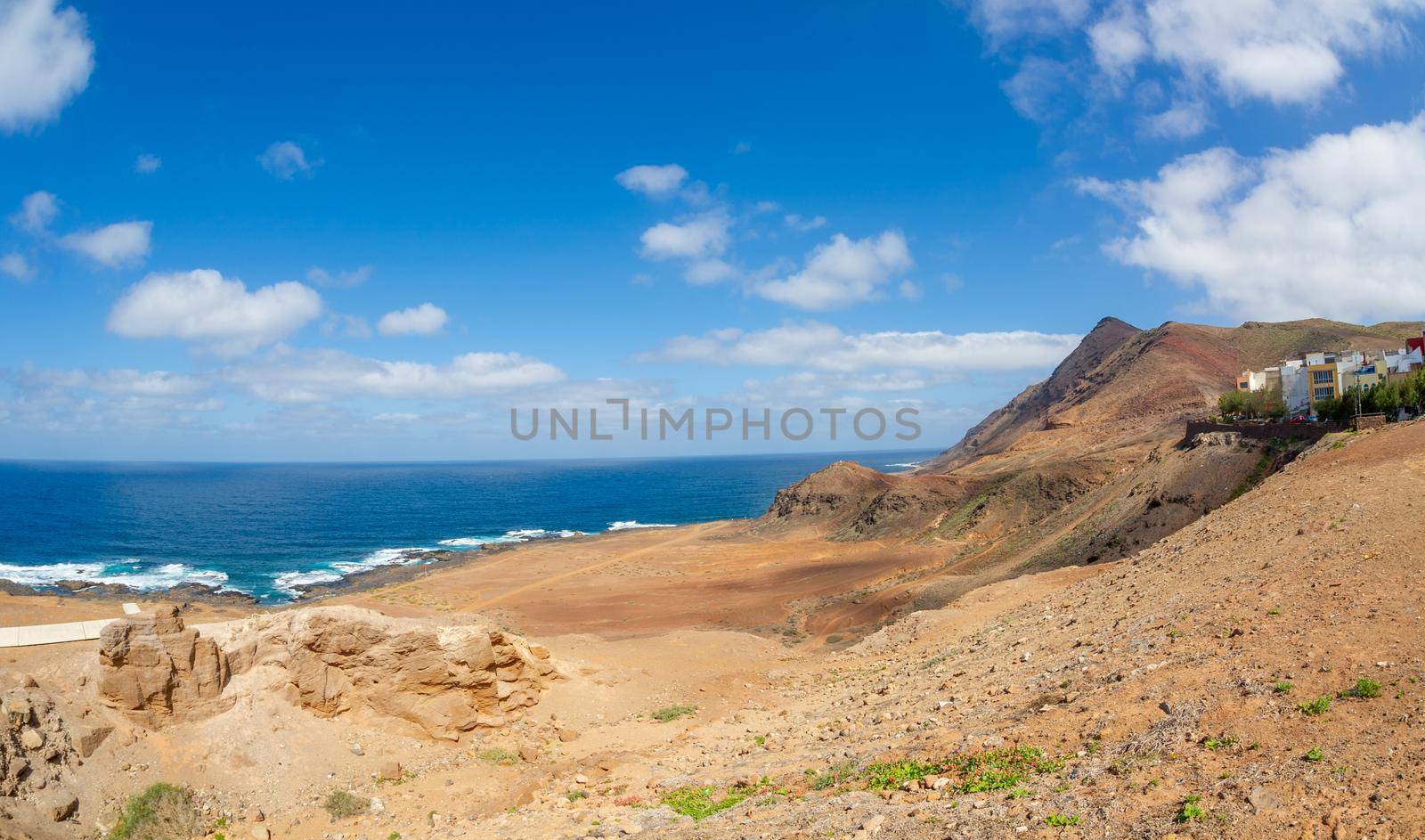 Gran Canaria, Canary Islands, La Isleta peninsula, Montana las Coloradans natural background