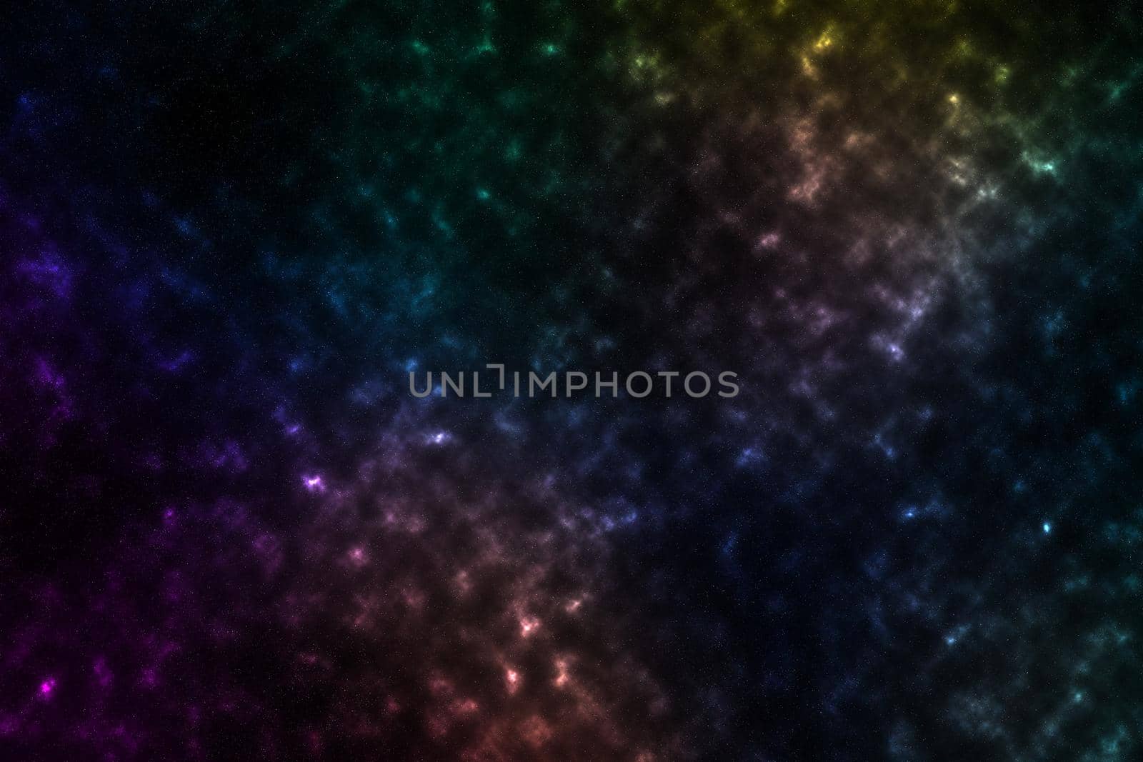 Abstract futuristic backdrop. Space background. Color nebula with shining stars and stardust.