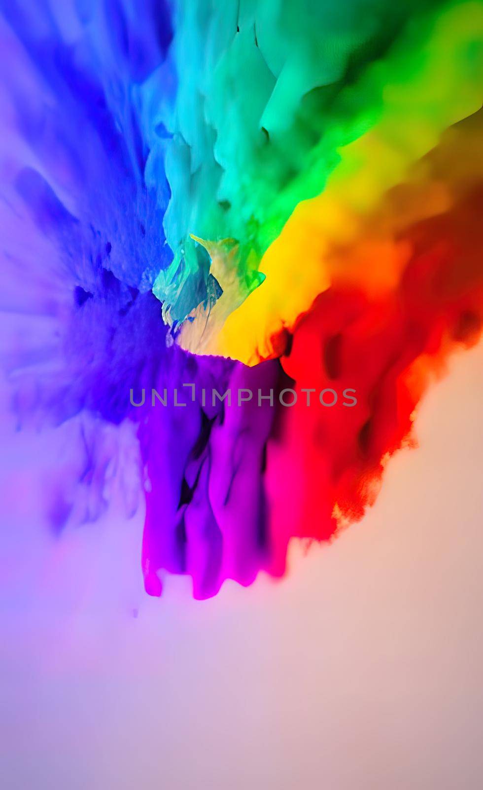 abstract powder paint background with splashes