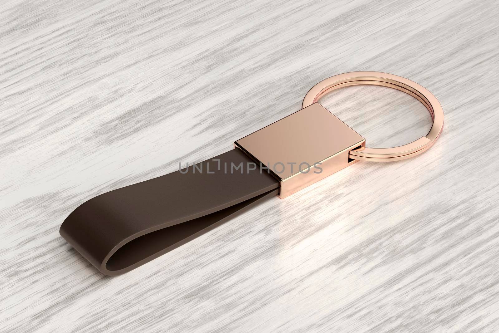Luxury leather keychain by magraphics