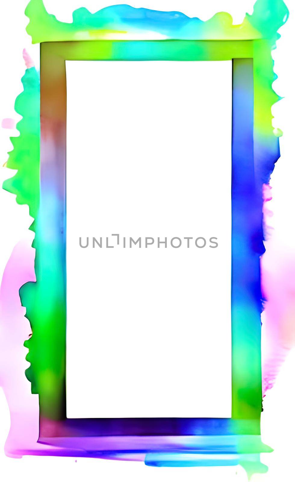 abstract colorful background with space and frame
