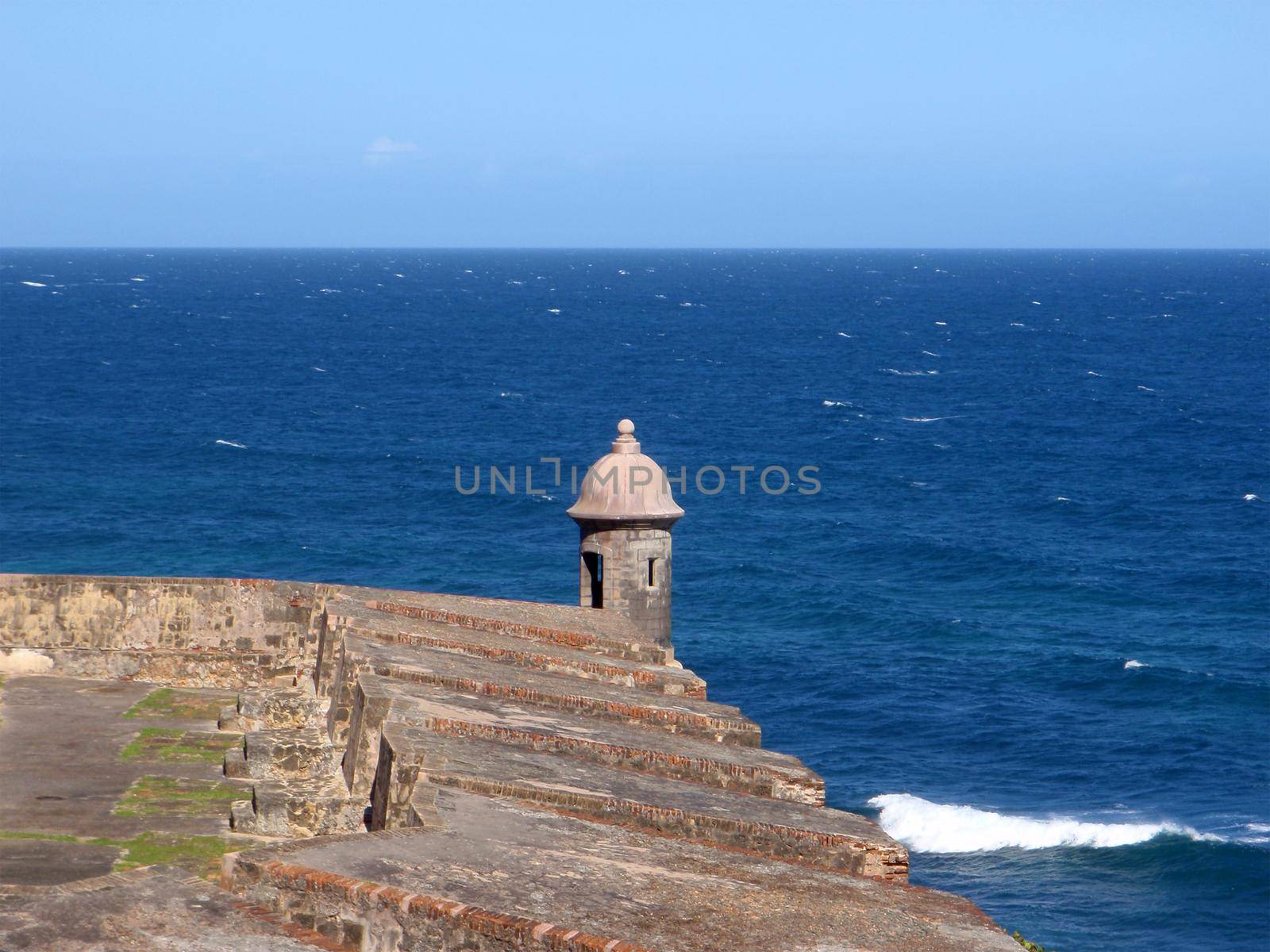 Looking Watchtowe Garitas on fort by EricGBVD