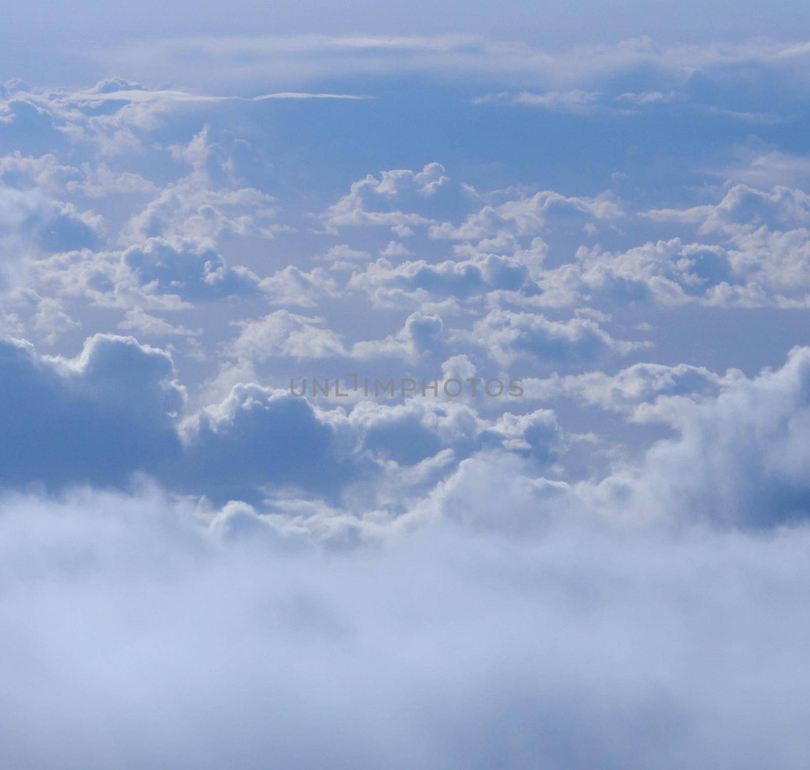 On top of fluffy curvy clouds by EricGBVD