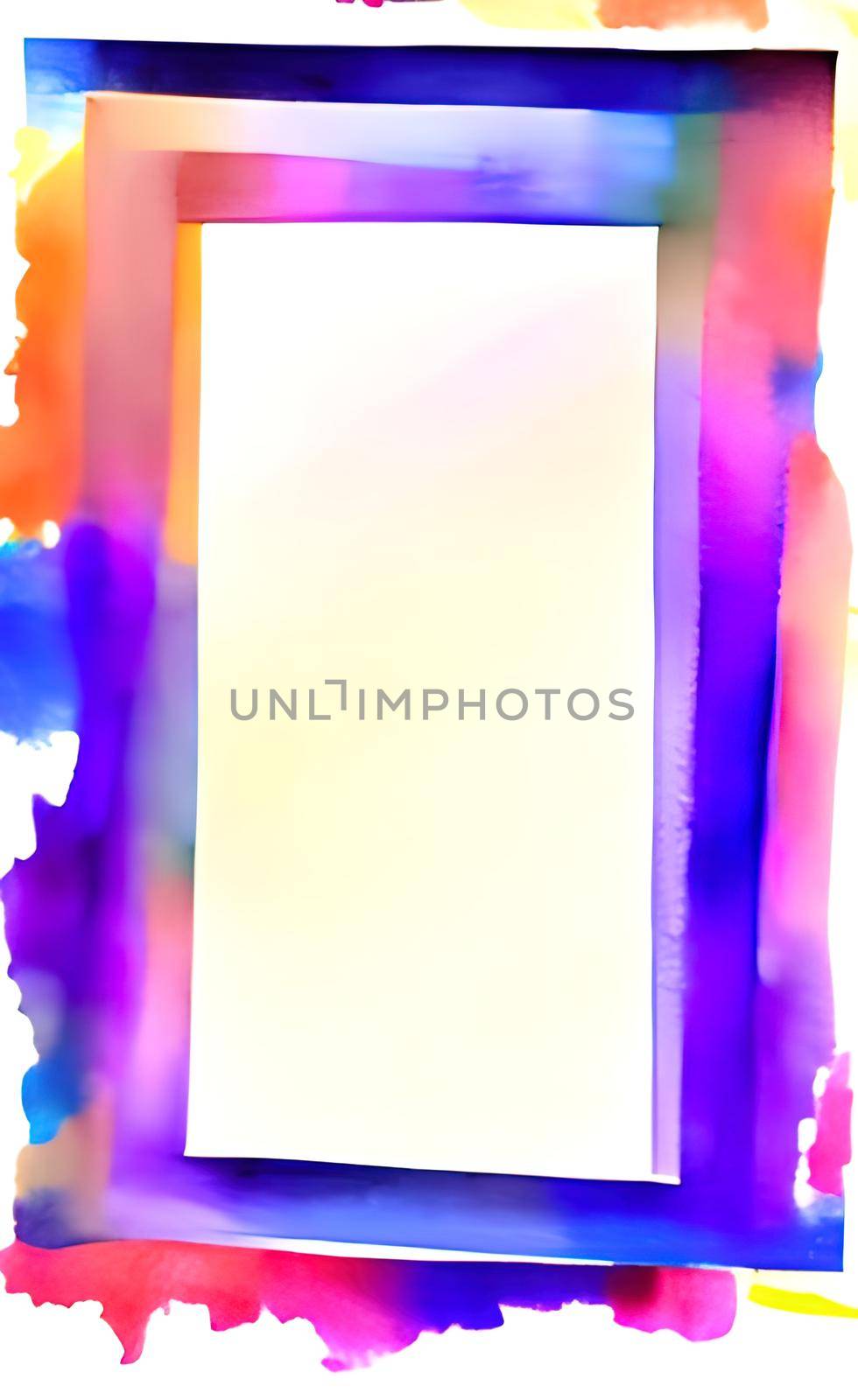 abstract colorful background with space and frame by yilmazsavaskandag