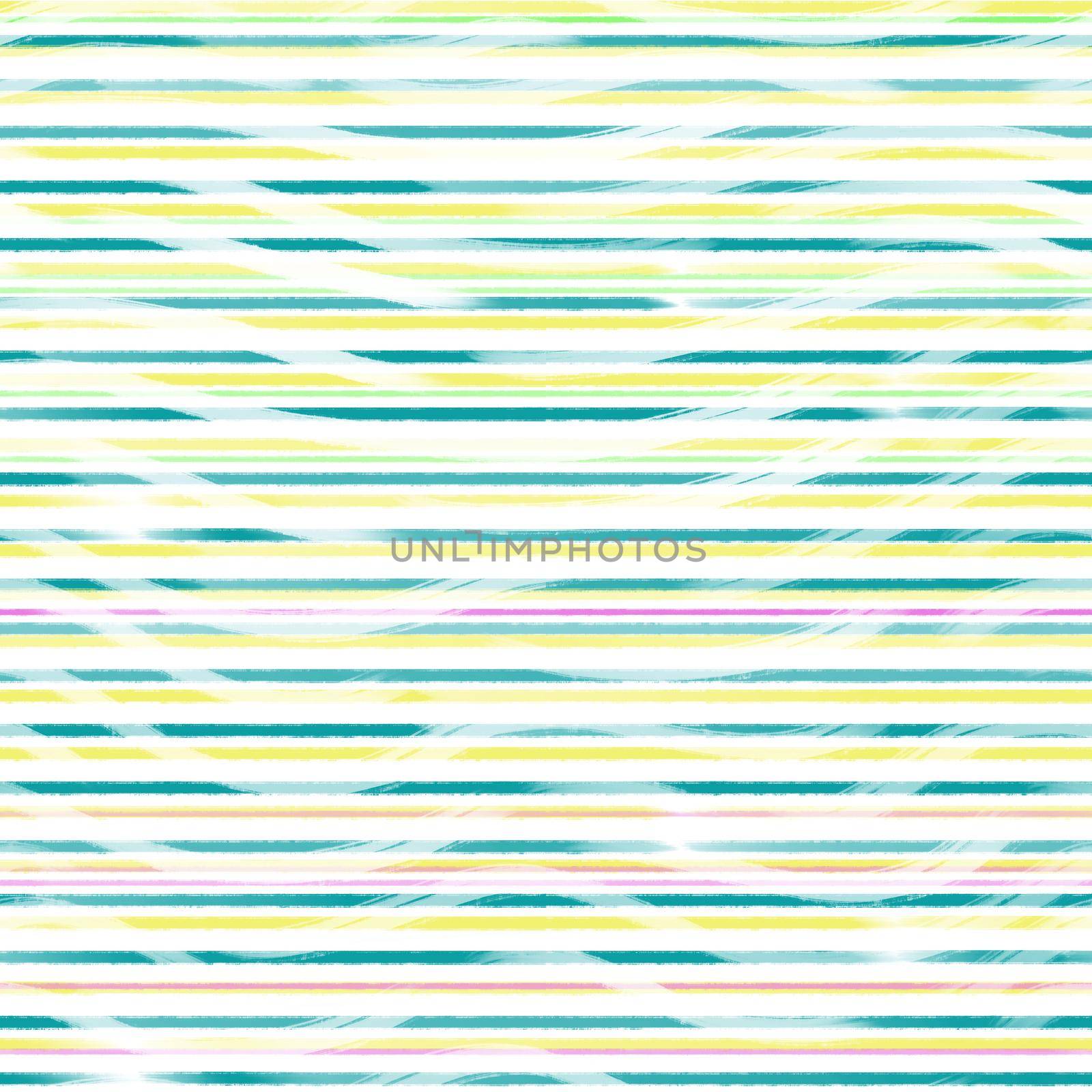 Paint horizontal stripe summer seamless pattern. Hand drawn brush lines by fireFLYart