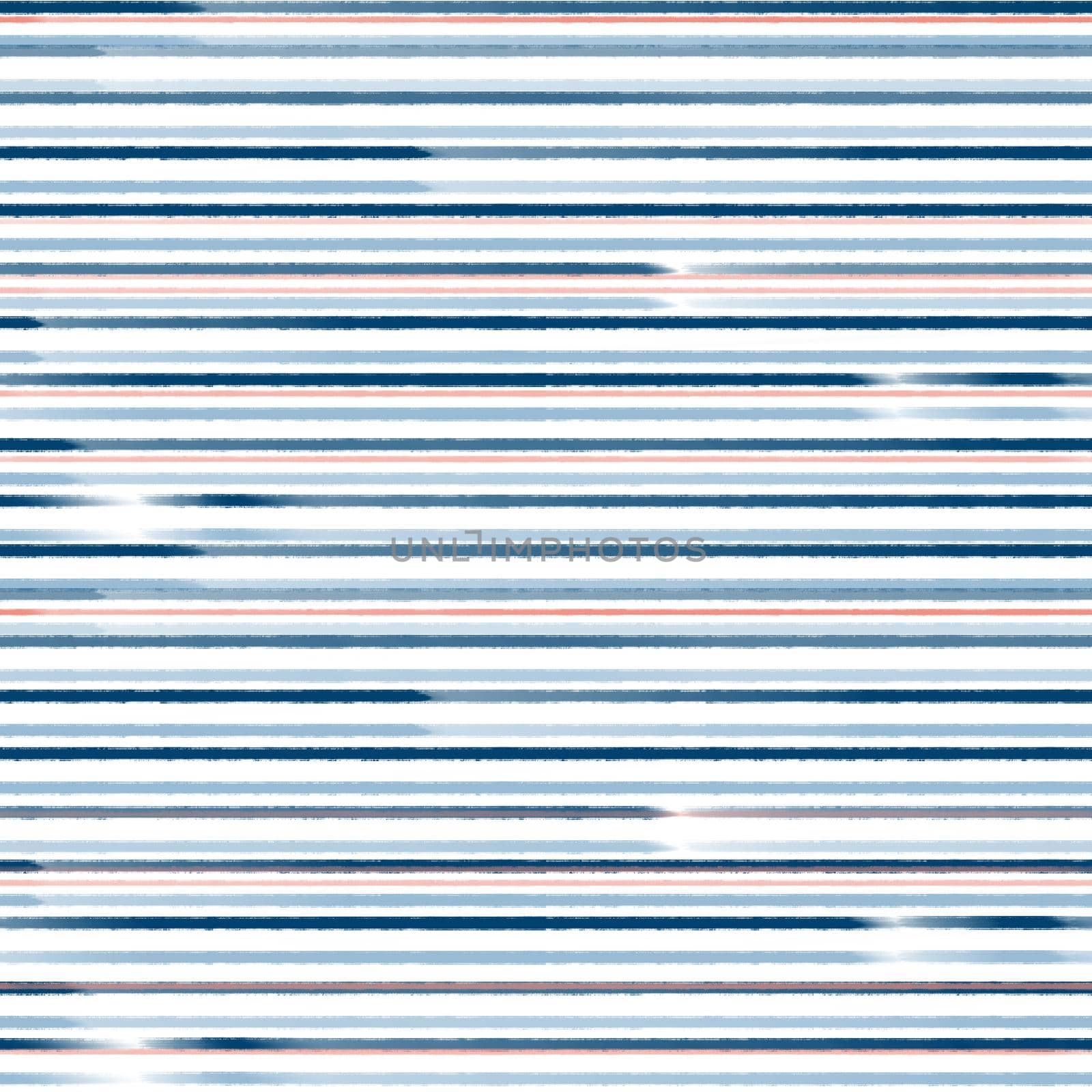 Paint horizontal stripe summer seamless pattern. Hand drawn brush lines by fireFLYart