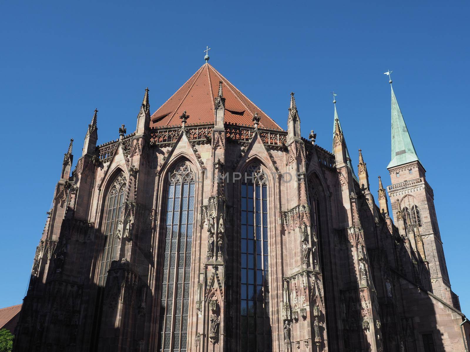 Frauenkirche, translation Our Lady roman catholic church in Nuernberg, Germany