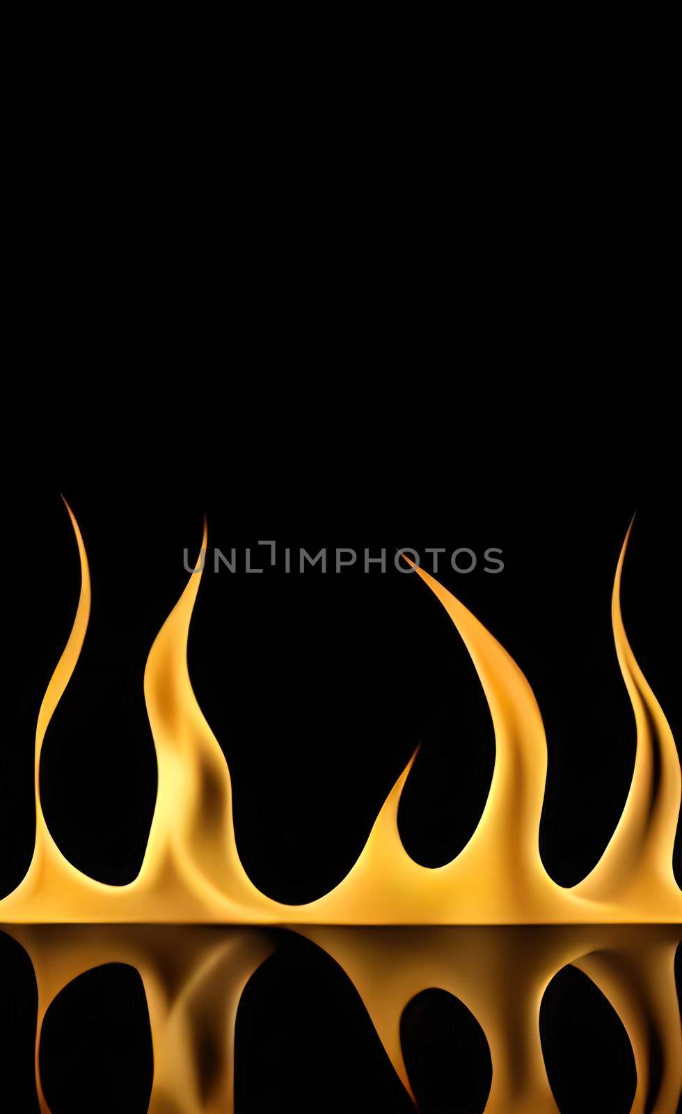 close up fire flames background