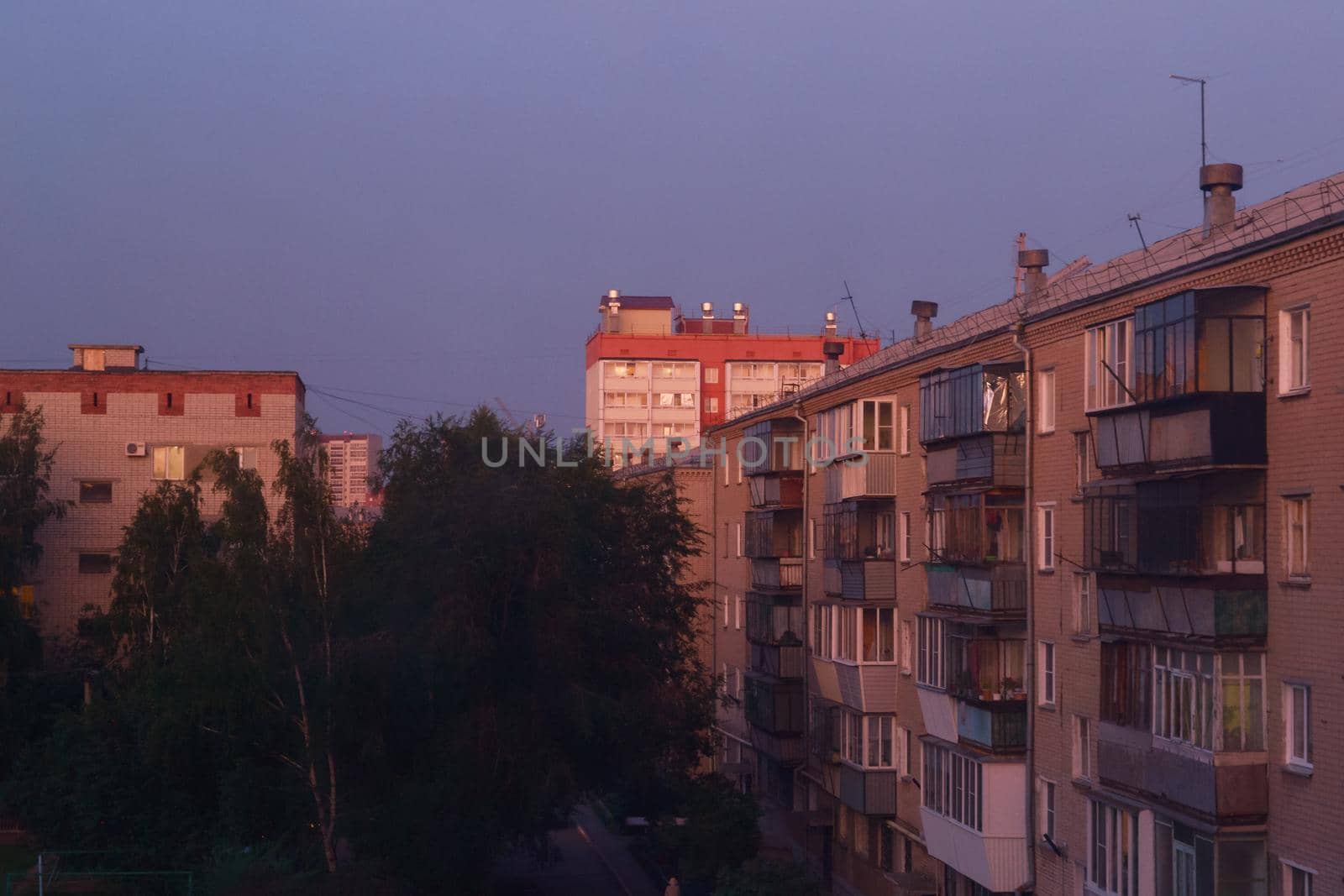 Typical houses in russia built during the soviet period