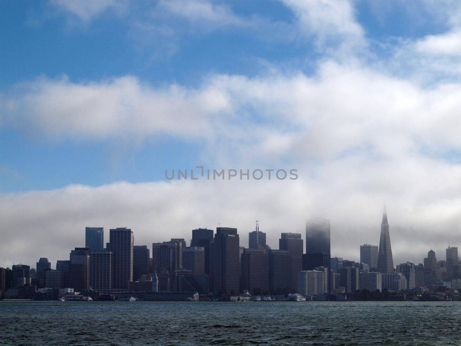 Downtown San Francisco Cityscape seen from Bay by EricGBVD