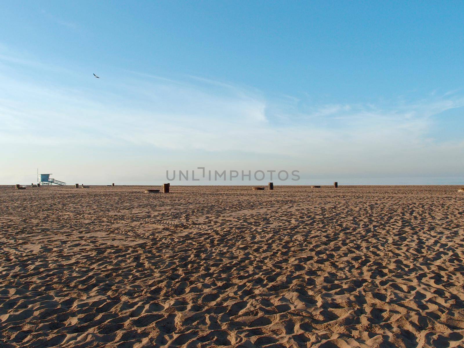 Empty Dockweiler Beach State Park by EricGBVD