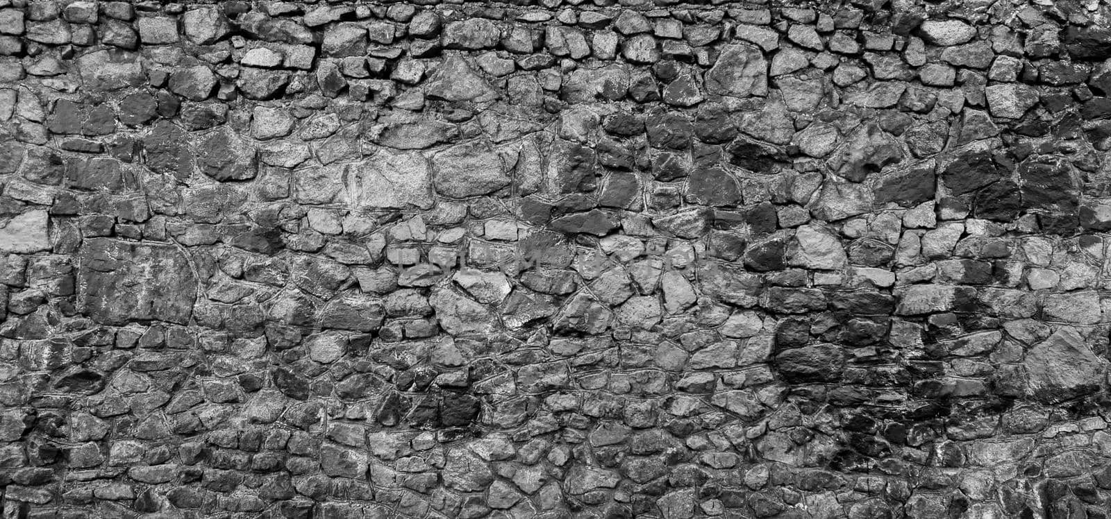 The view of the old stone wall is gray. by gelog67