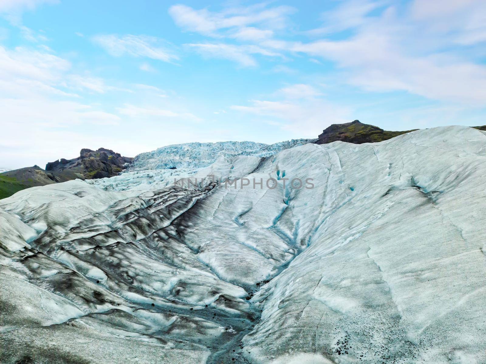 Close-up view of the blue ice on the jokulsarlon glacier in Iceland. by MP_foto71
