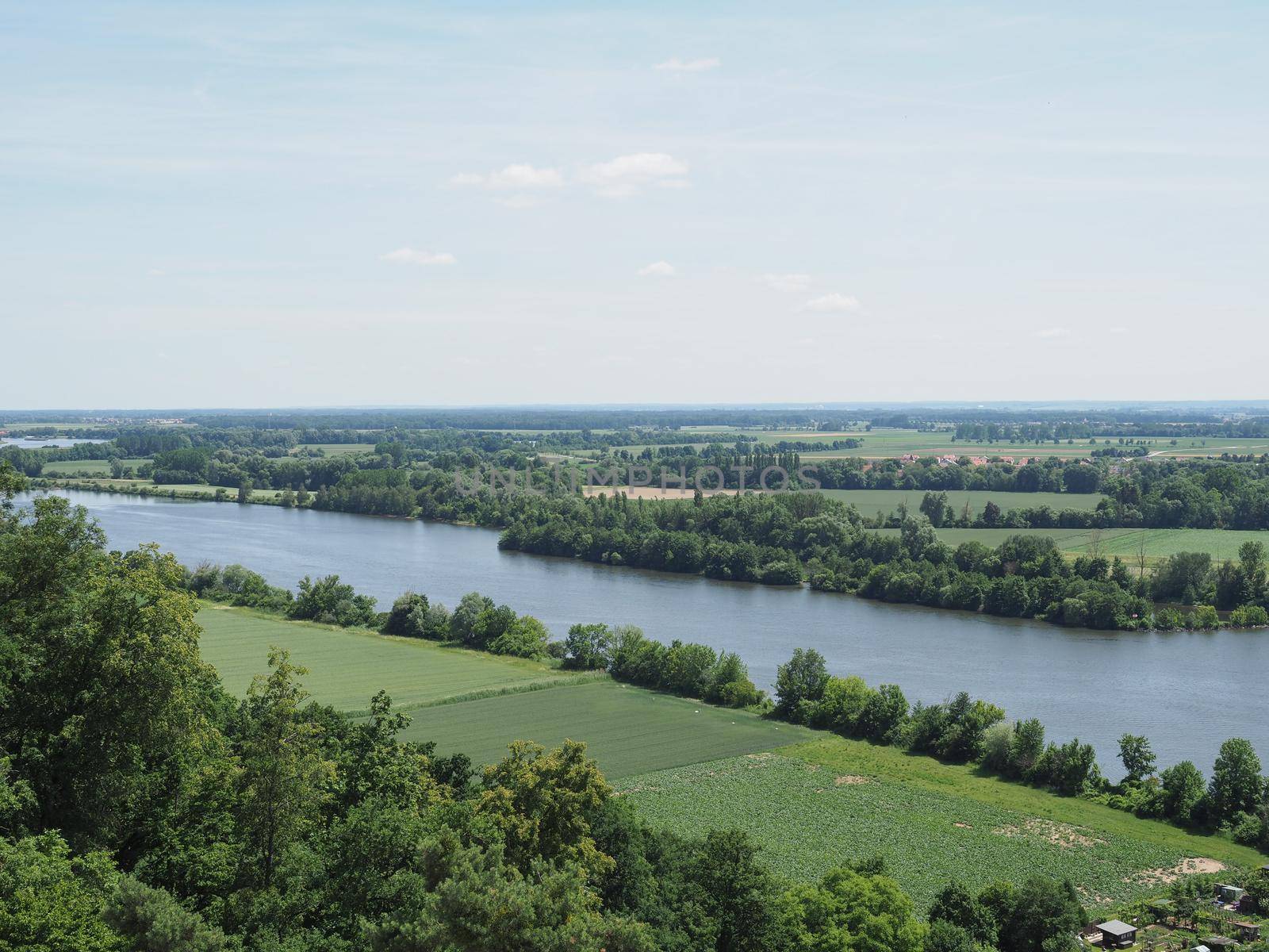 View of river Danube in Donaustauf by claudiodivizia