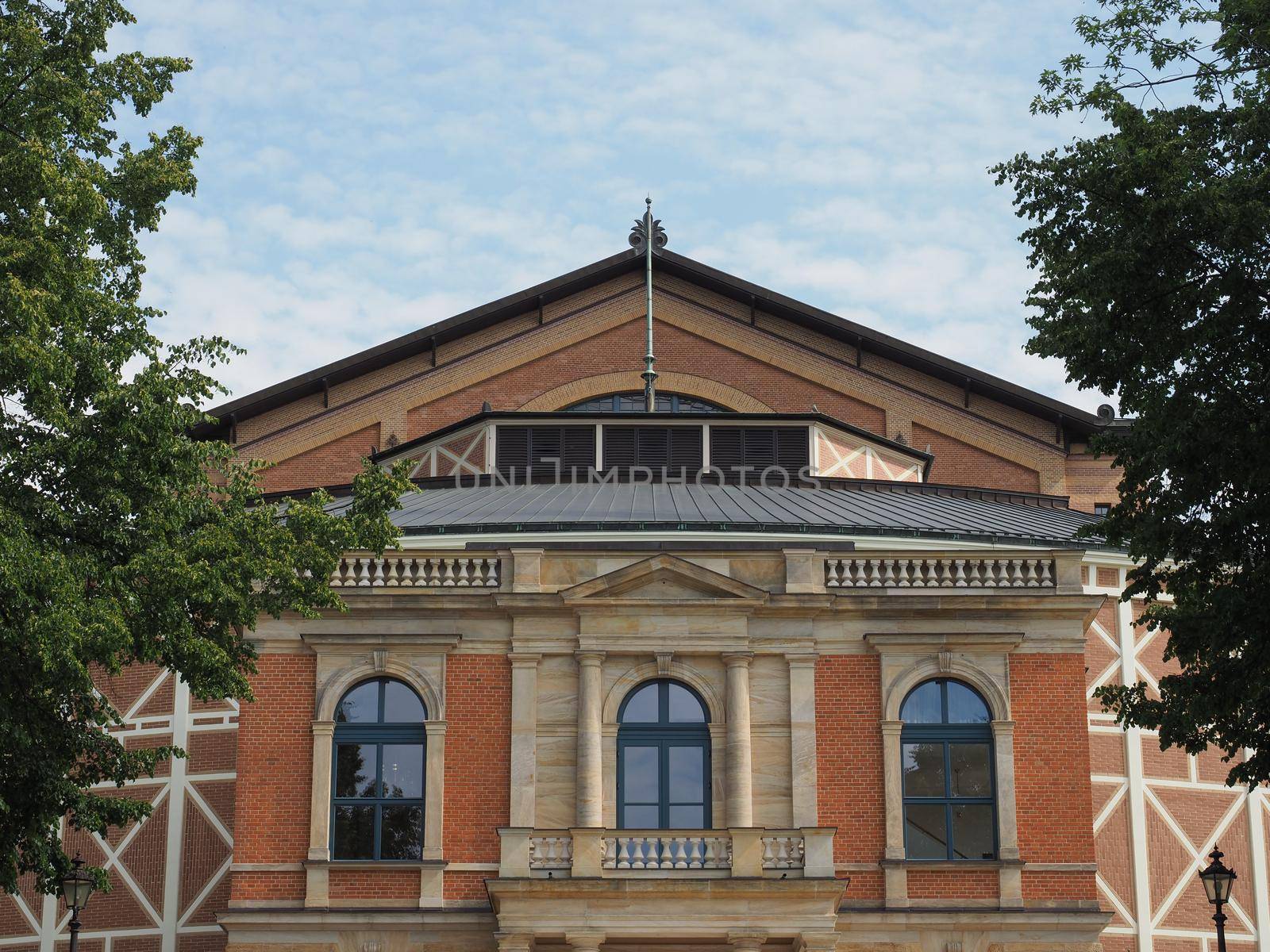 Wagner Festspielhaus translation Festival Theatre in Bayreuth, Germany