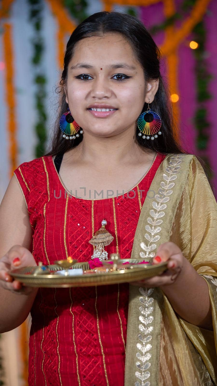 Indian children wearing ethnic Indian dress during Raksha Bandhan. by stocksvids