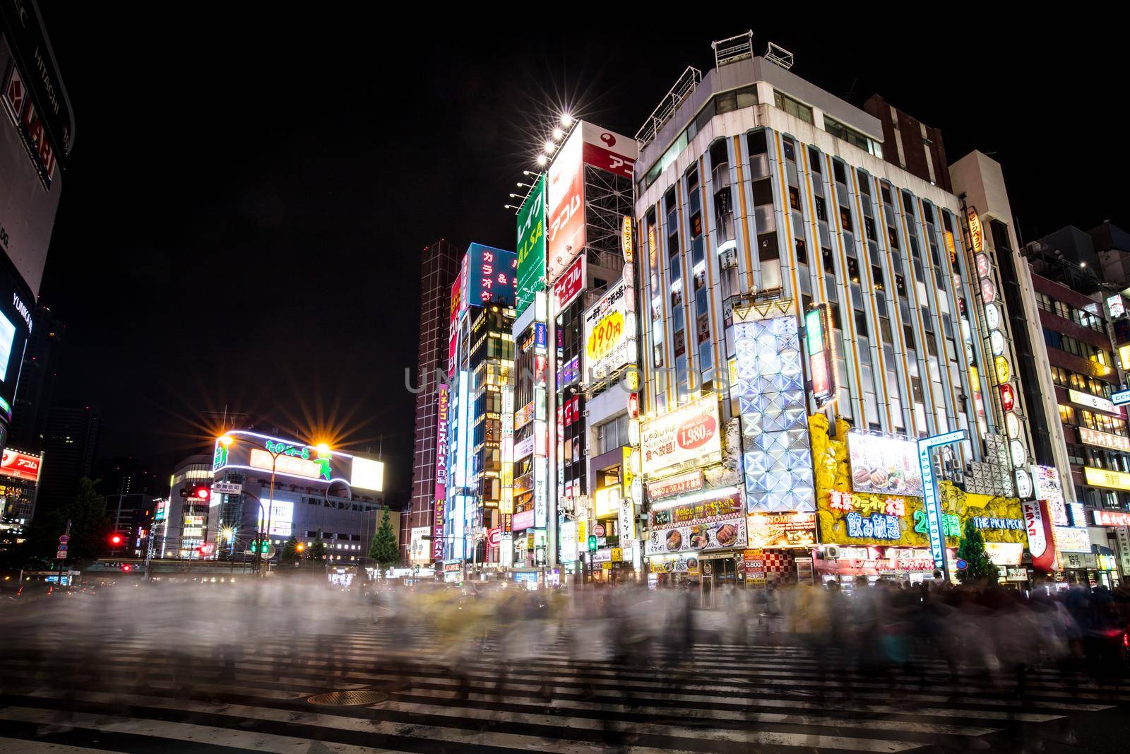 Shinjuku Tokyo at Night in Japan by FiledIMAGE