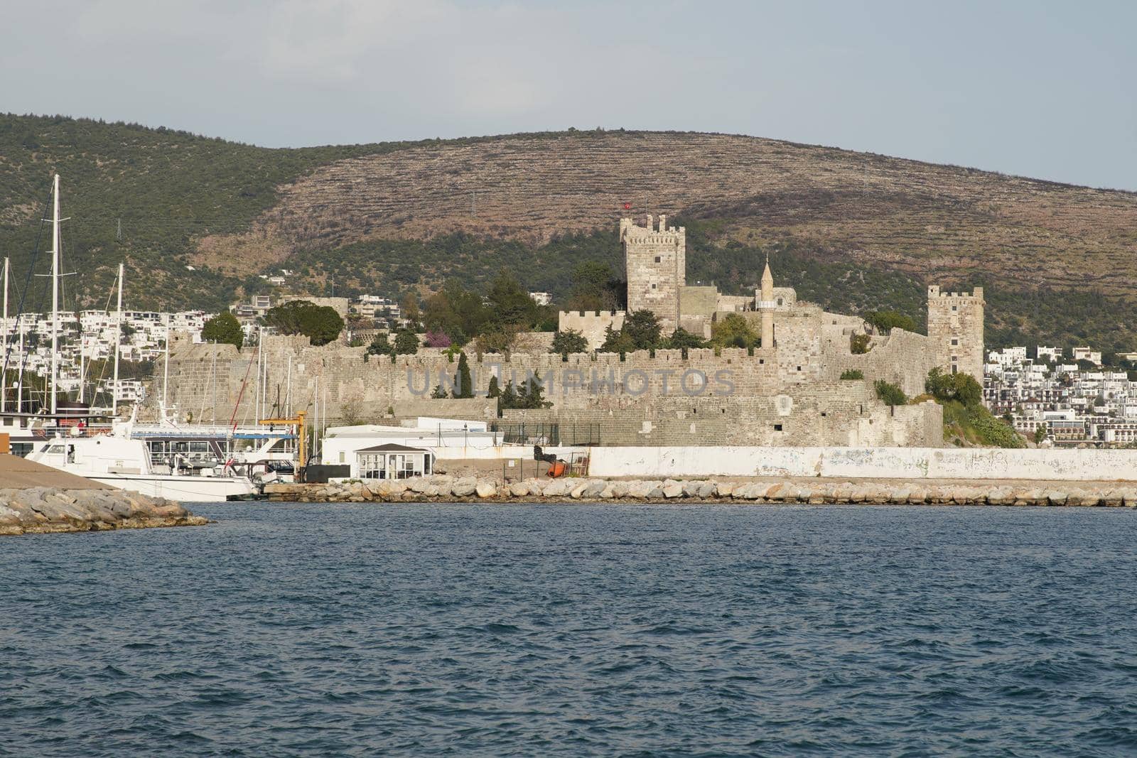 Bodrum Castle in Bodrum Town, Mugla, Turkey