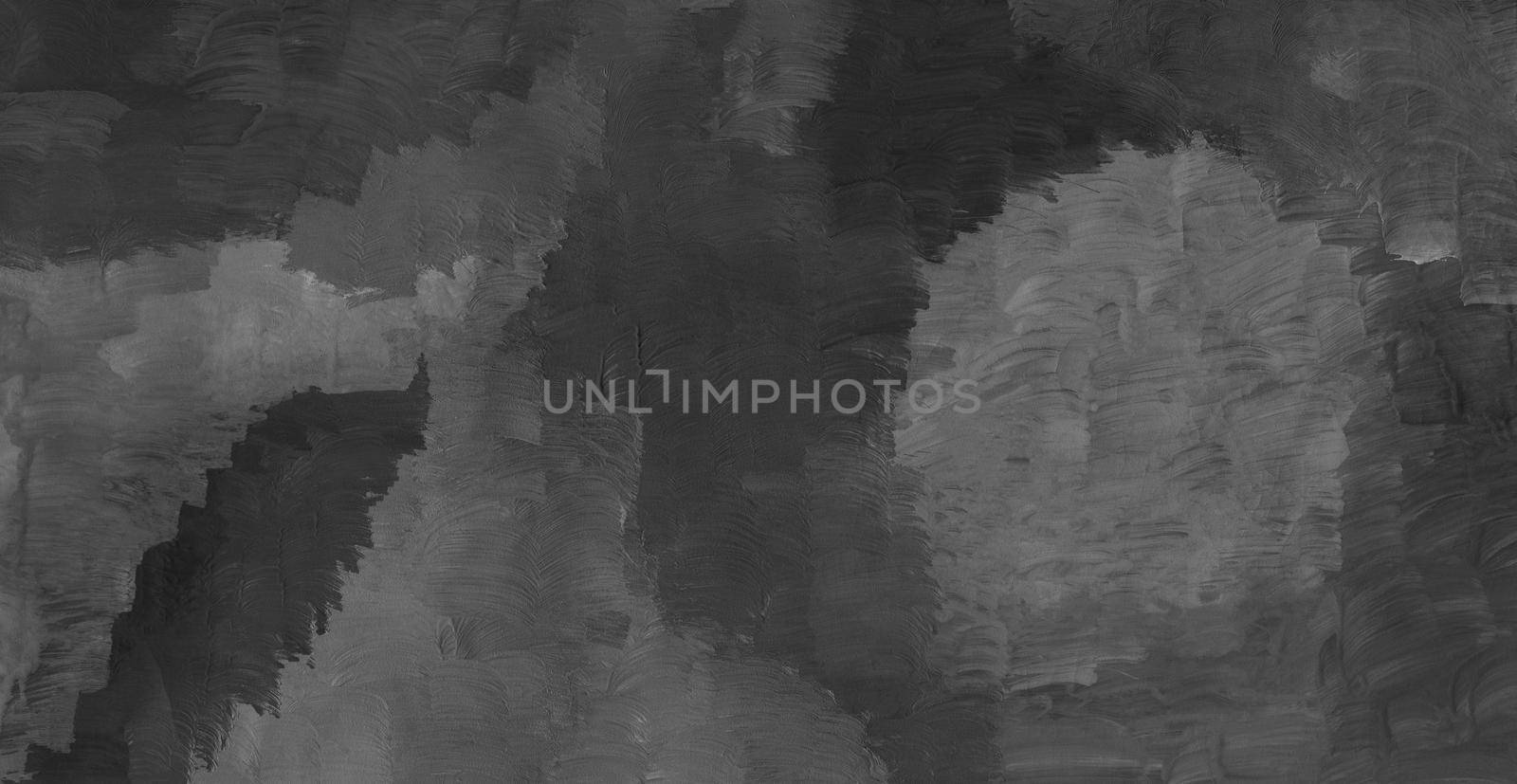 Black and White Hand Drawn Gouache Abstract Texture Background. by Rina_Dozornaya