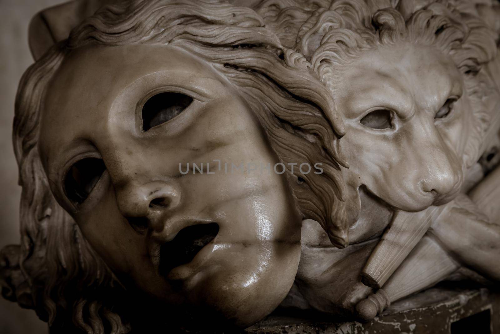 Ancient theatre mask by Perseomedusa