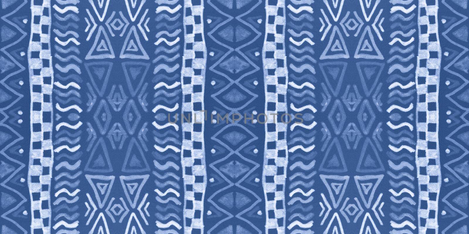 Traditional tribal ribbon. Art indian design for textile. Mexican native print. Geometric tribal ribbon. Seamless ethnic background. Hand drawn aztec pattern. Vintage african ornament.