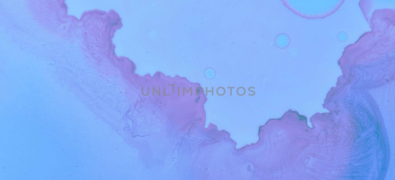 Gradient Ink Stains Pattern. Blue Pastel Fluid by YASNARADA