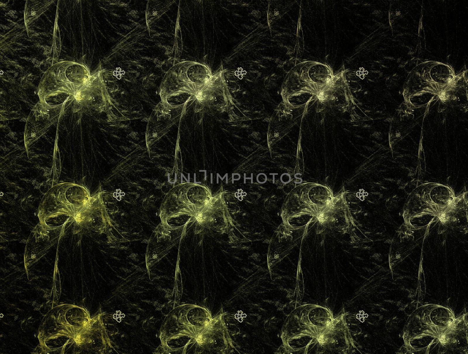 Imaginatory lush fractal texture image abstract background