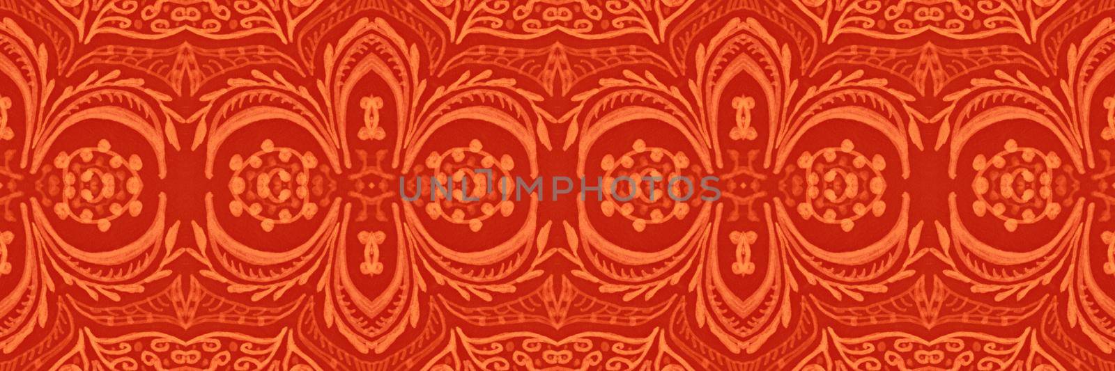 Art texture chinese. Oriental japanese background. New year asian style. Seamless chinese pattern. Abstract hand drawn geometric wallpaper. Red floral ethnic illustration. Vintage texture chinese.