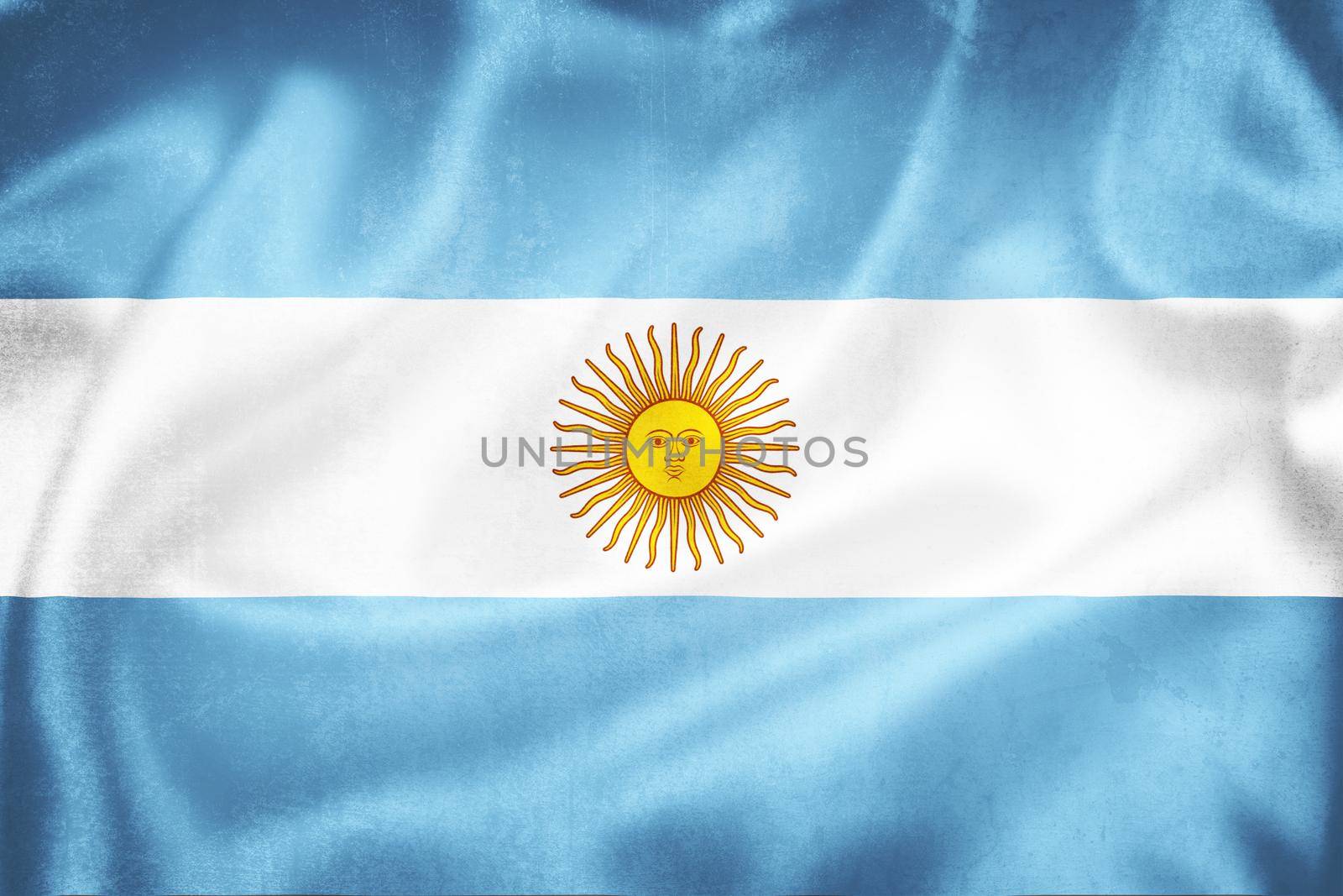 Grunge 3D illustration of Argentina flag, concept of Argentina 