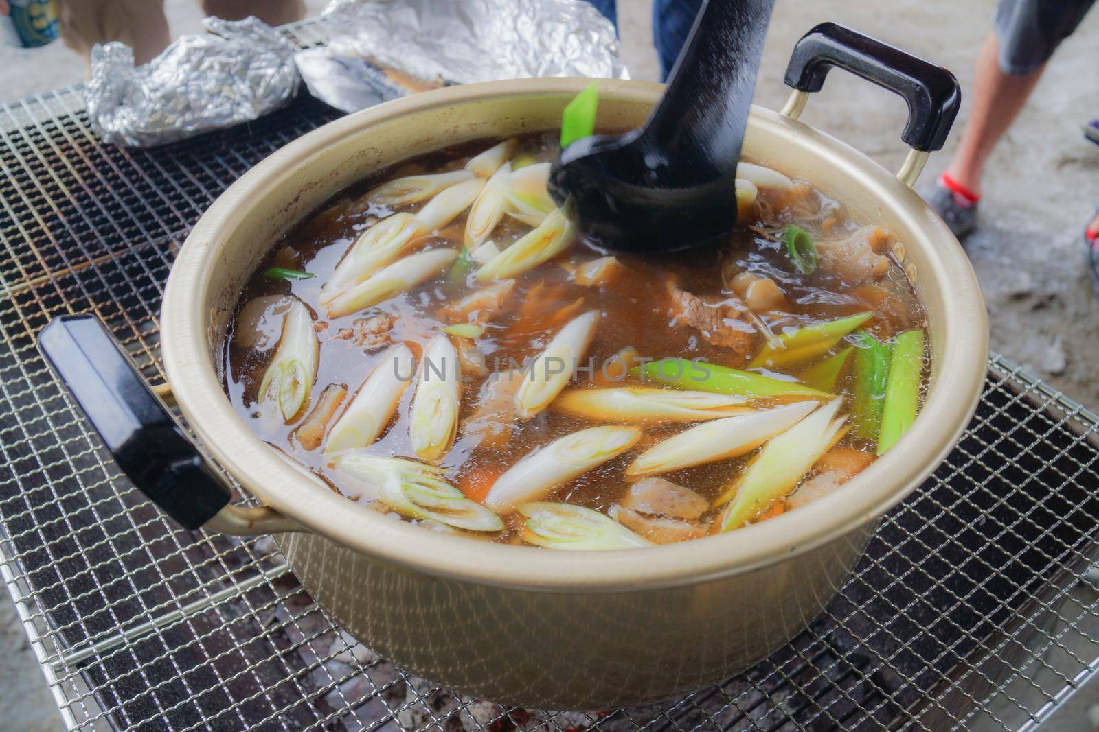 Image of Boiled Meeting (Tohoku specialties). Shooting Location: Tokyo metropolitan area