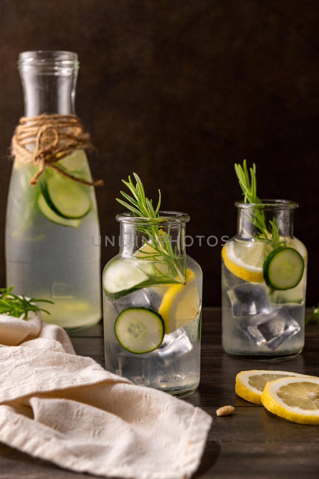 Water flavored with lemon by homydesign