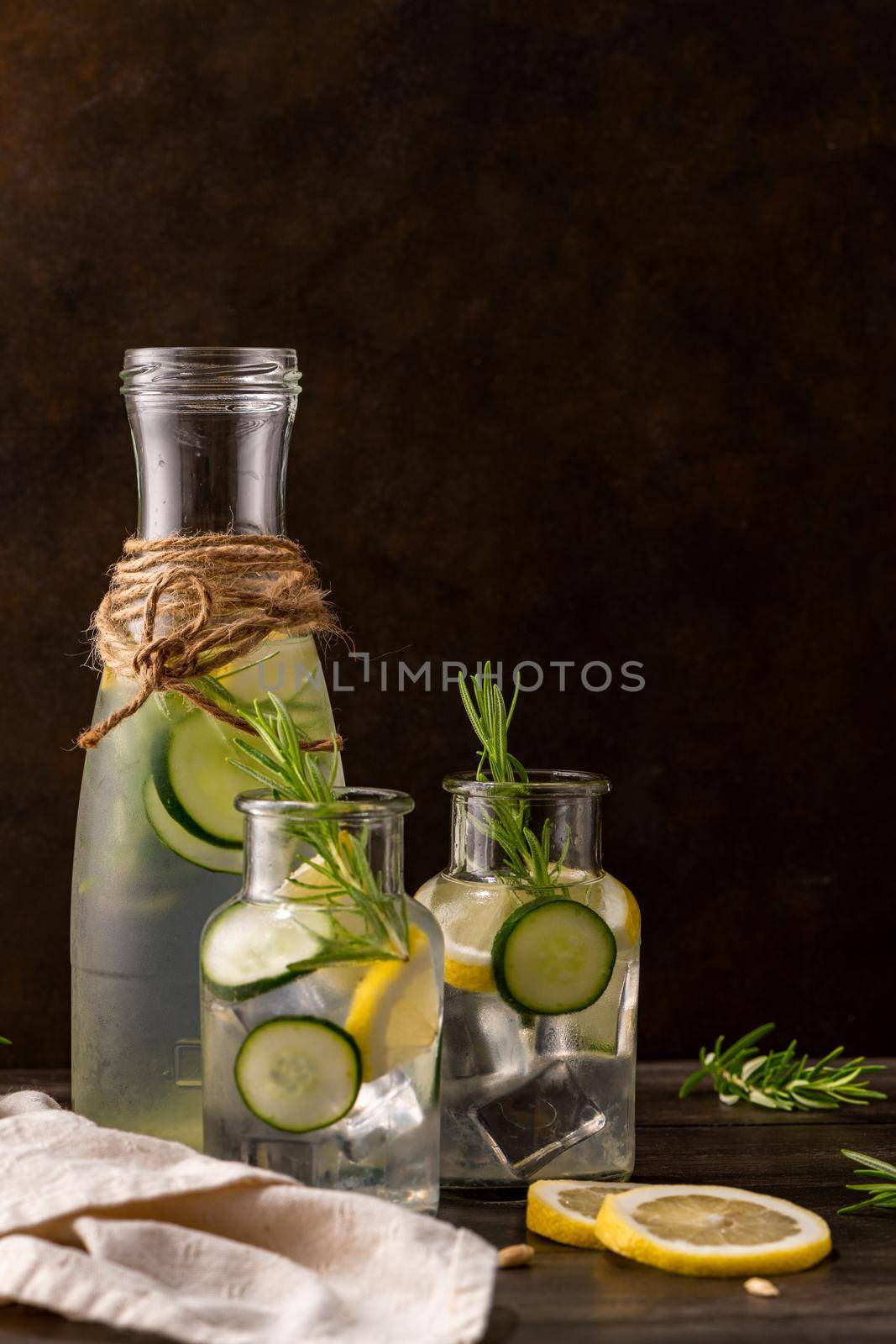 Water flavored with lemon by homydesign