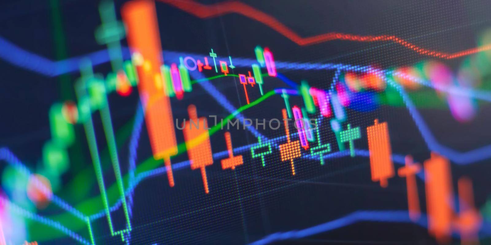 Data analyzing from charts and graph to find out the result in trading market.