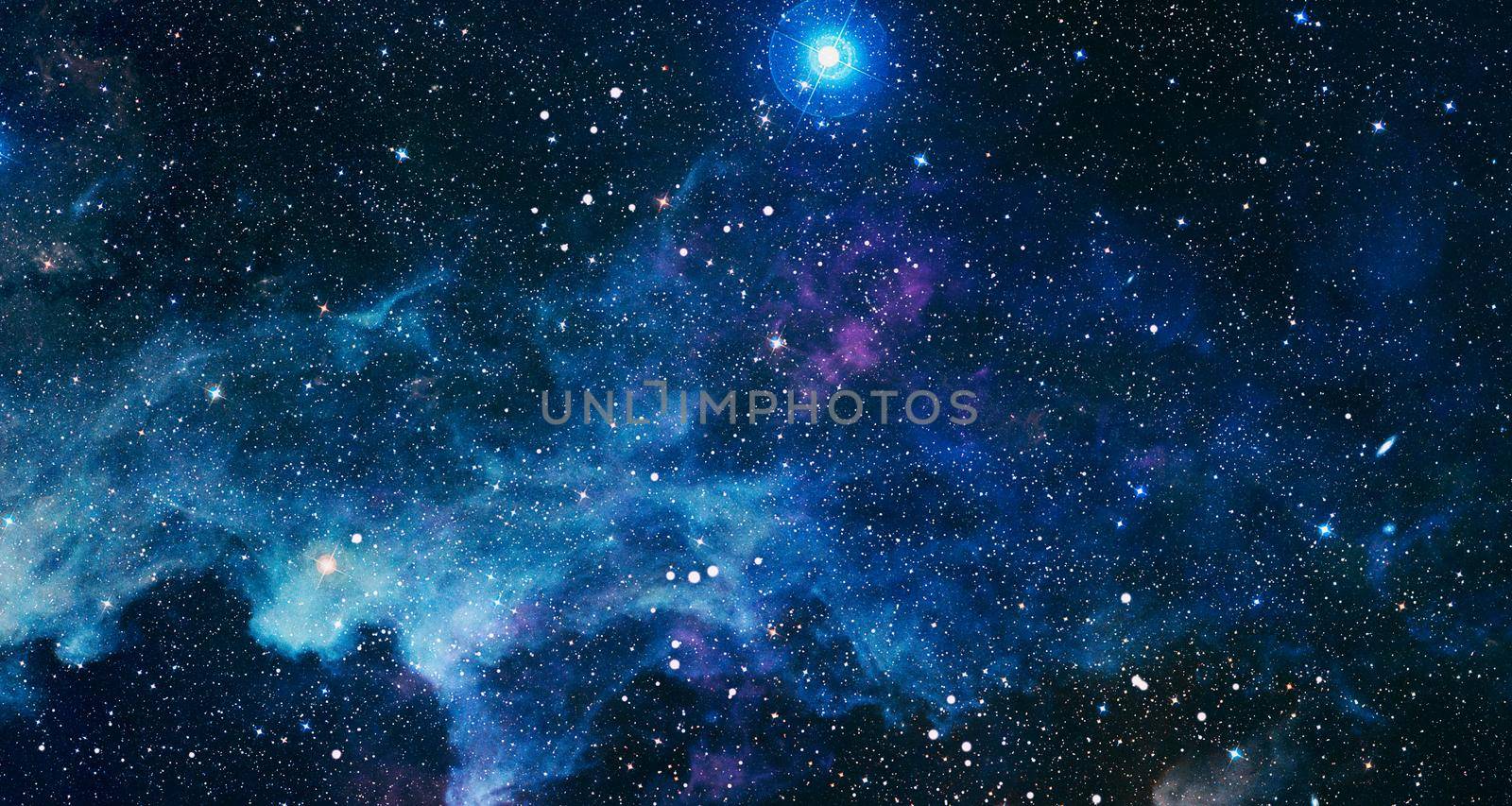 Mystical beautiful space. Unforgettable diverse space background Elements of this image furnished by NASA by Maximusnd