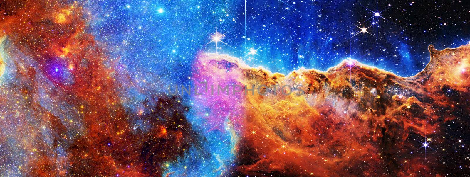 Galaxy and light. Planets, stars and galaxies in outer space showing the beauty of space exploration. The elements of this image furnished by NASA. by Maximusnd